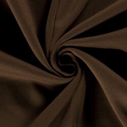 0,5 Meter - Wintersweat *Marie* angeraut schwere Qualität - schokobraun