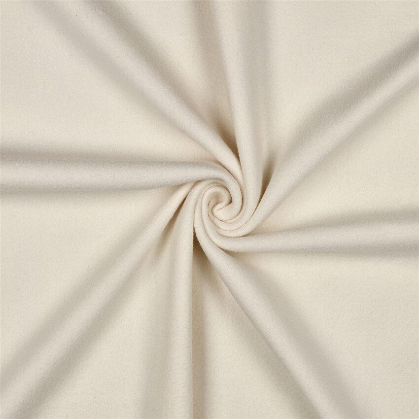 Baumwollfleece Uni Organic - natur