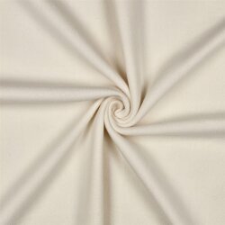 Baumwollfleece Uni Organic - natur