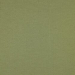 Baumwolljersey Interlock - olivgrün