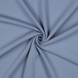 Baumwolljersey Interlock - jeansblau