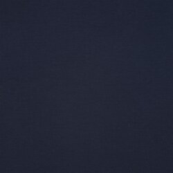 Baumwolljersey Interlock - dunkelblau