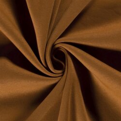 0,5 Meter - Wintersweat *Marie* angeraut schwere Qualität - karamell