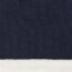 0,5 Meter - Cordstoff mit Fellabseite - dunkelblau