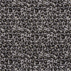 0,7 Meter - Teddystoff Leotupfen - cremebeige