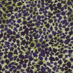 French Terry Digital lila Tupfen - frühlingsgrün