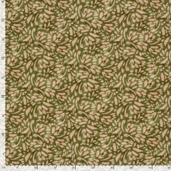 French Terry Digital Kunst - oliv