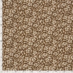 French Terry Digital Kunst - braun