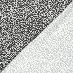 French Terry Digital Leoflecken - creme