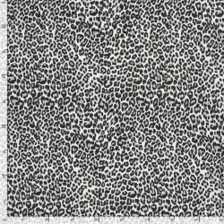 French Terry Digital Leoflecken - creme