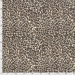French Terry Digital Leopard - beige