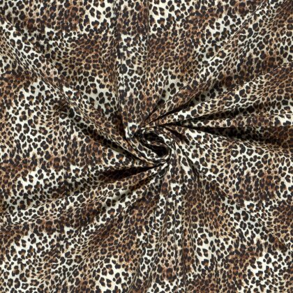 French Terry Digital LEOPARD