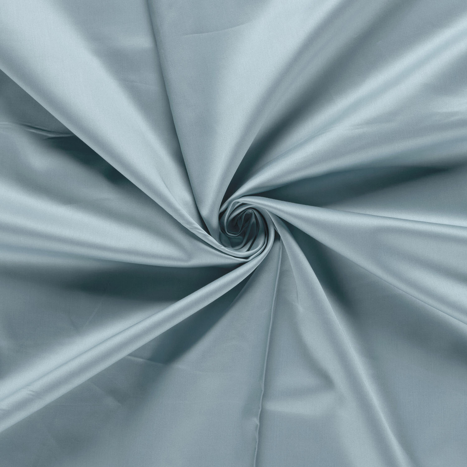 Baumwollsatin - hellrauchblau