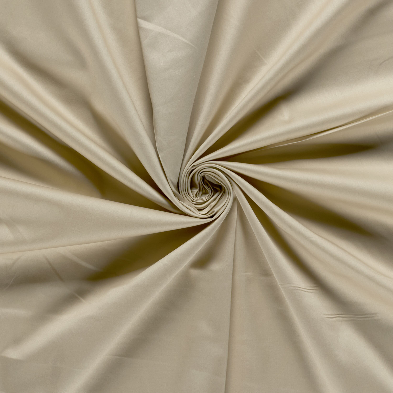 Baumwollsatin - hellbeige