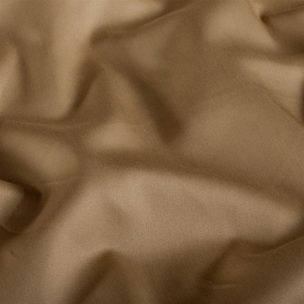 Baumwollsatin - kamelbeige