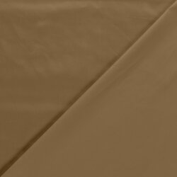 Baumwollsatin - kamelbeige