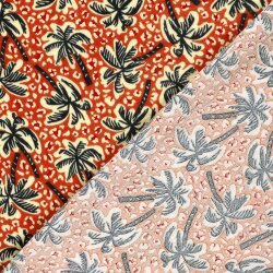 Musselin Palmen auf Leo - koralle