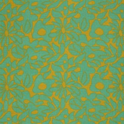 Musselin Blumenformen - limettengrün