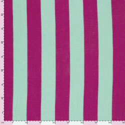Musselin breite Streifen - pink/mint