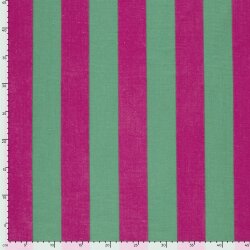 Musselin breite Streifen - pink/grün