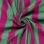 Musselin breite Streifen - pink/grün