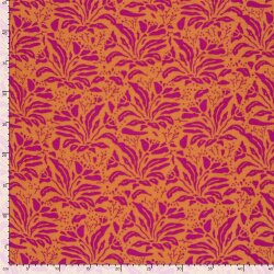 Musselin Pflanzen - lachs/pink