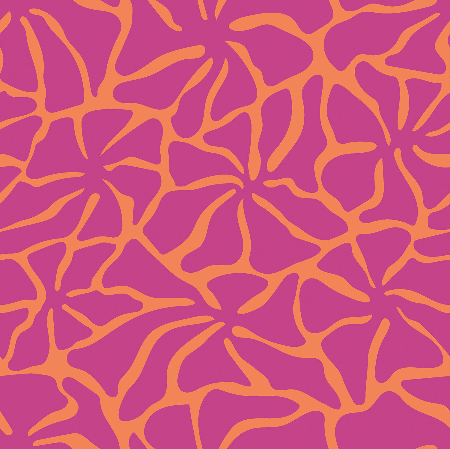 Musselin Blütenformen - lachs/pink