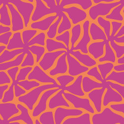 Musselin Blütenformen - lachs/pink