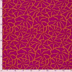 Musselin Blütenformen - lachs/pink