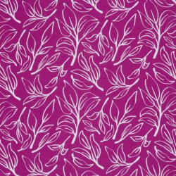 Musselin Zweige - dunkelpink