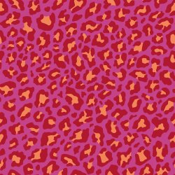 Musselin Leotupfen - pink