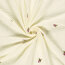 Musselin Bestickte kleine Blume - creme