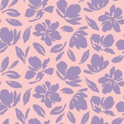 Musselin Blumenwind - softrosa