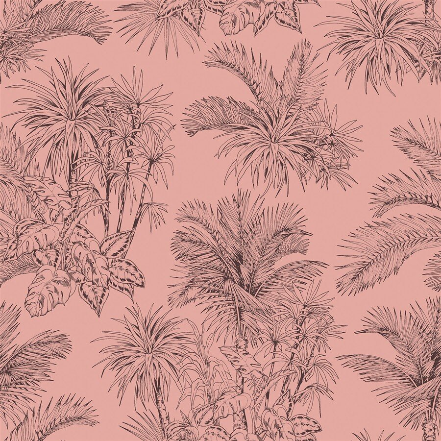 Musselin Palmen - rosa