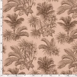 Musselin Palmen - rosa