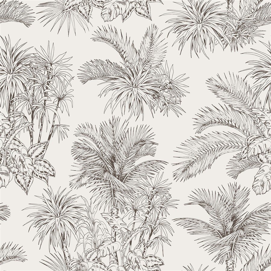 Musselin Palmen - creme