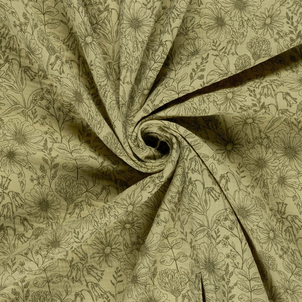 Musselin Blumenwiese - helloliv