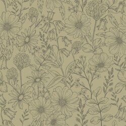 Musselin Blumenwiese - helloliv