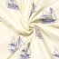 Musselin Segelboote - creme/stahlblau