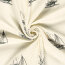 Musselin Segelboote - creme/dunkelblau