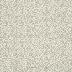 Musselin Leotupfen - creme/beige