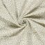 Musselin Leotupfen - creme/beige