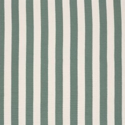 Musselin Streifen - hellpetrol/creme