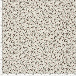 Musselin Mini Blumen - creme