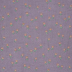 Musselin Tulpen - lavendel