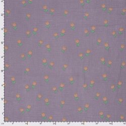 Musselin Tulpen - lavendel