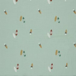 Musselin Surfbretter - hellblau