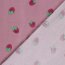 Musselin große Erdbeeren - hellpink