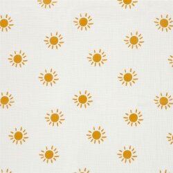 Musselin Sonne - creme