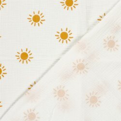 Musselin Sonne - creme